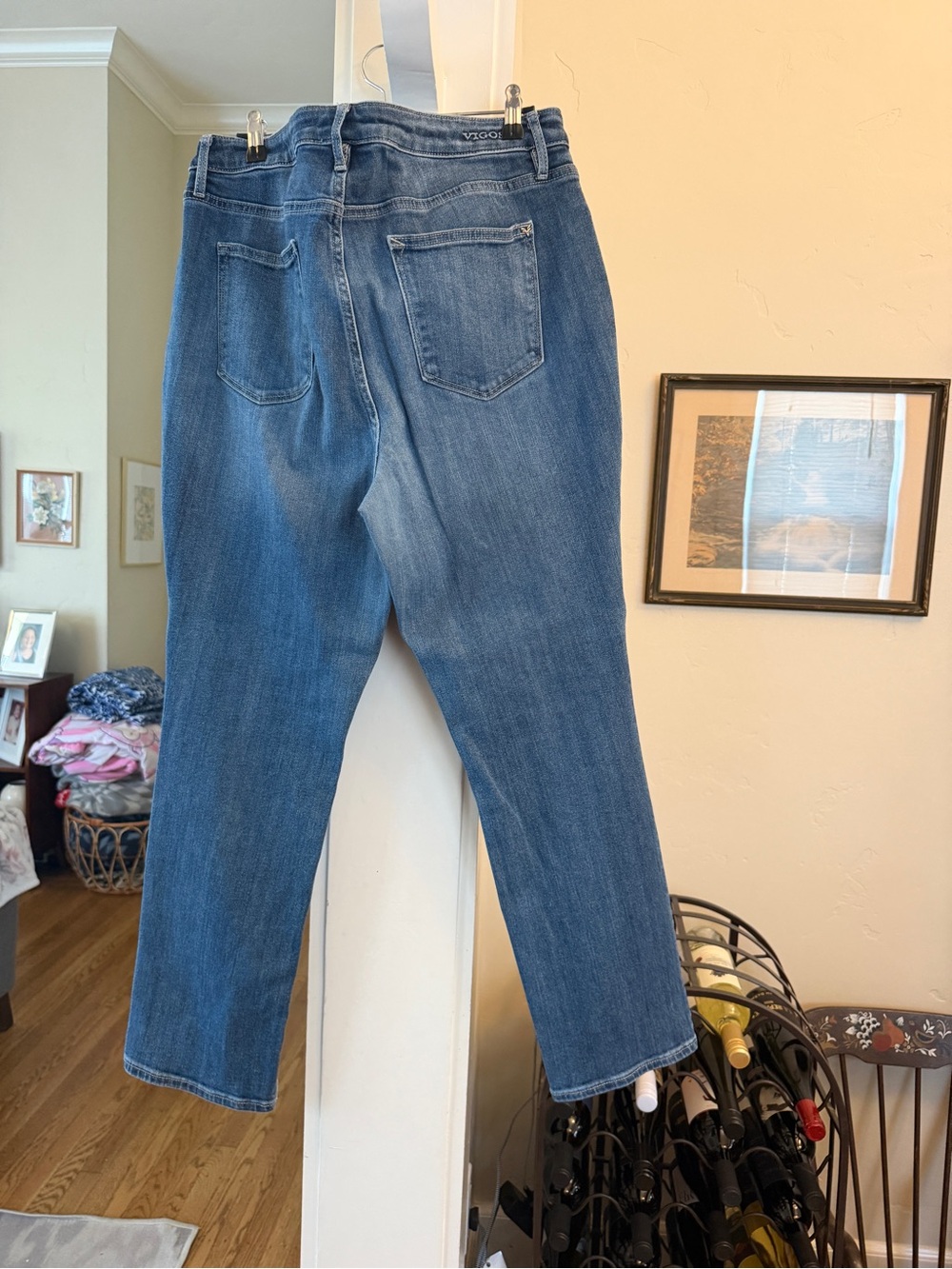 Vigoss Medium Blue Straight Leg Jeans - Picture 6 of 7